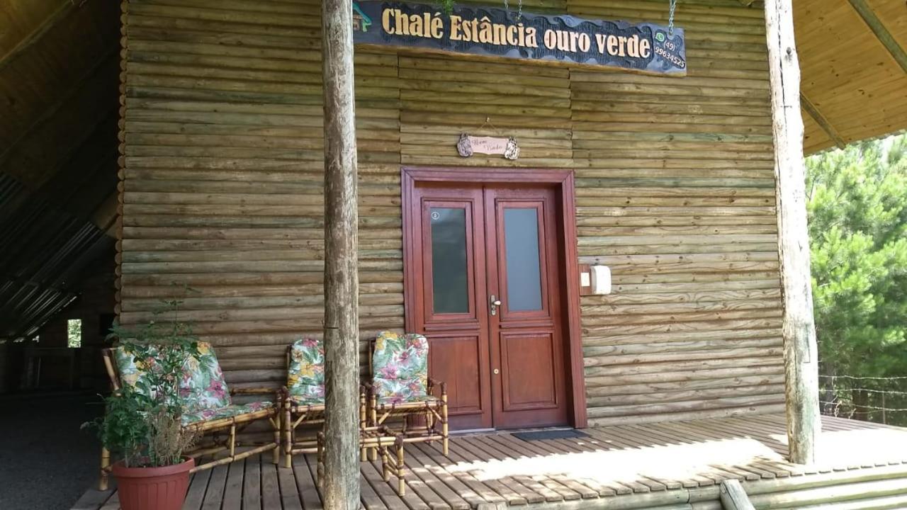 Chalé Estância Ouro Verde Lages Exterior foto